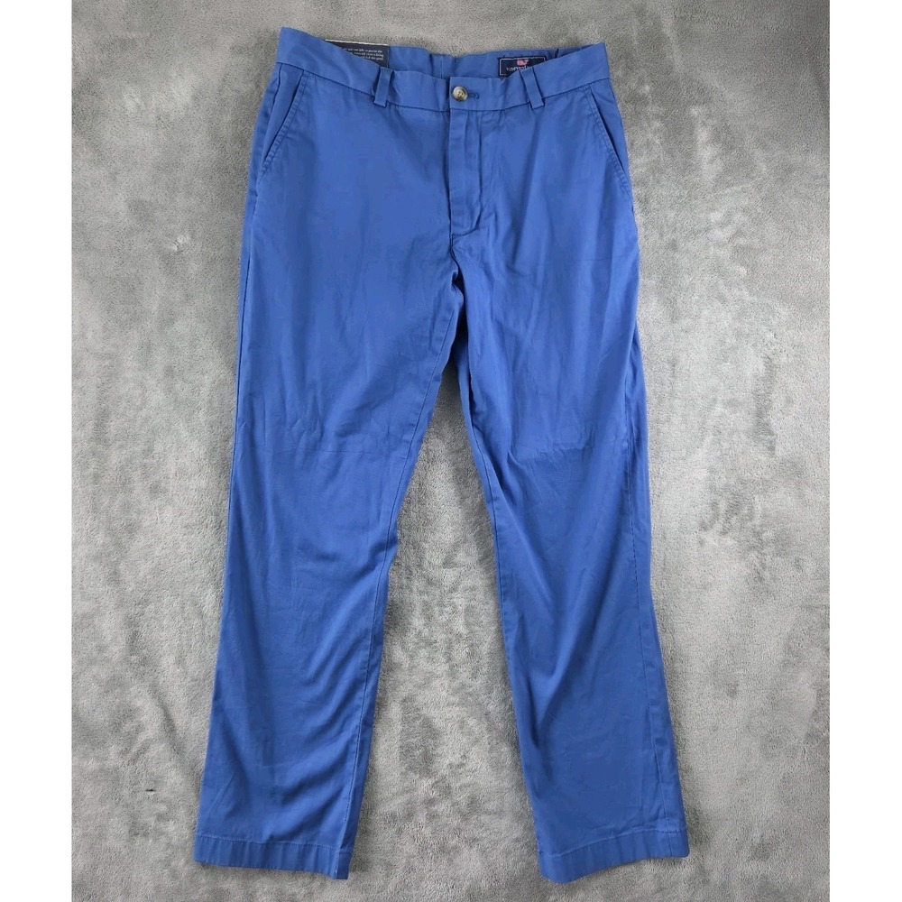 NWT Vineyard Vines Blue Breaker Pant Pants Mens 30x30 Stretch Chino Twill